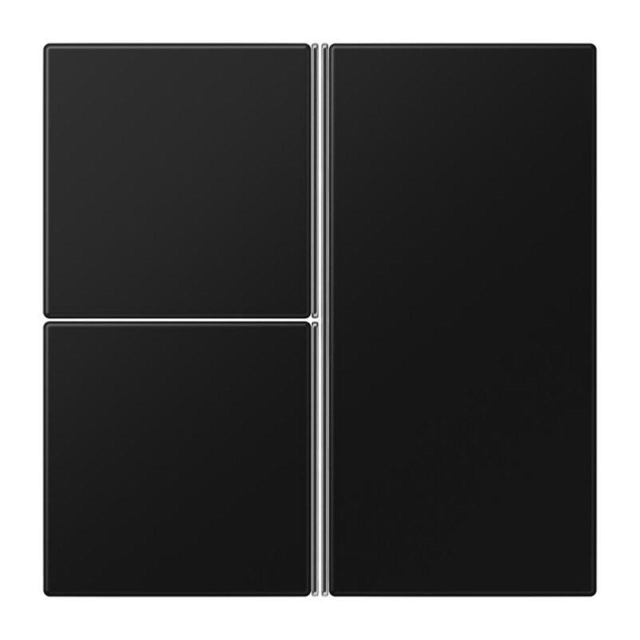 JUNG - KIT TECLAS 3F LS NEGRO MATE