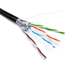 EXCEL - EXCEL CAT6A CABLE U/FTP PE EXTERNAL 500M REEL BK