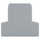 WAGO - Placa final intermedia Serie 281 60mm gris