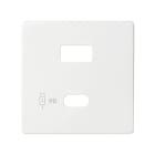 SIMON - Placa SIMON 82 doble cargador USB C+A QUICKCHARGE blanco