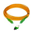 TELEVES - Kit de Toma F.O. con keystone adaptador y latiguillo SC/APC Latiguillo 25m