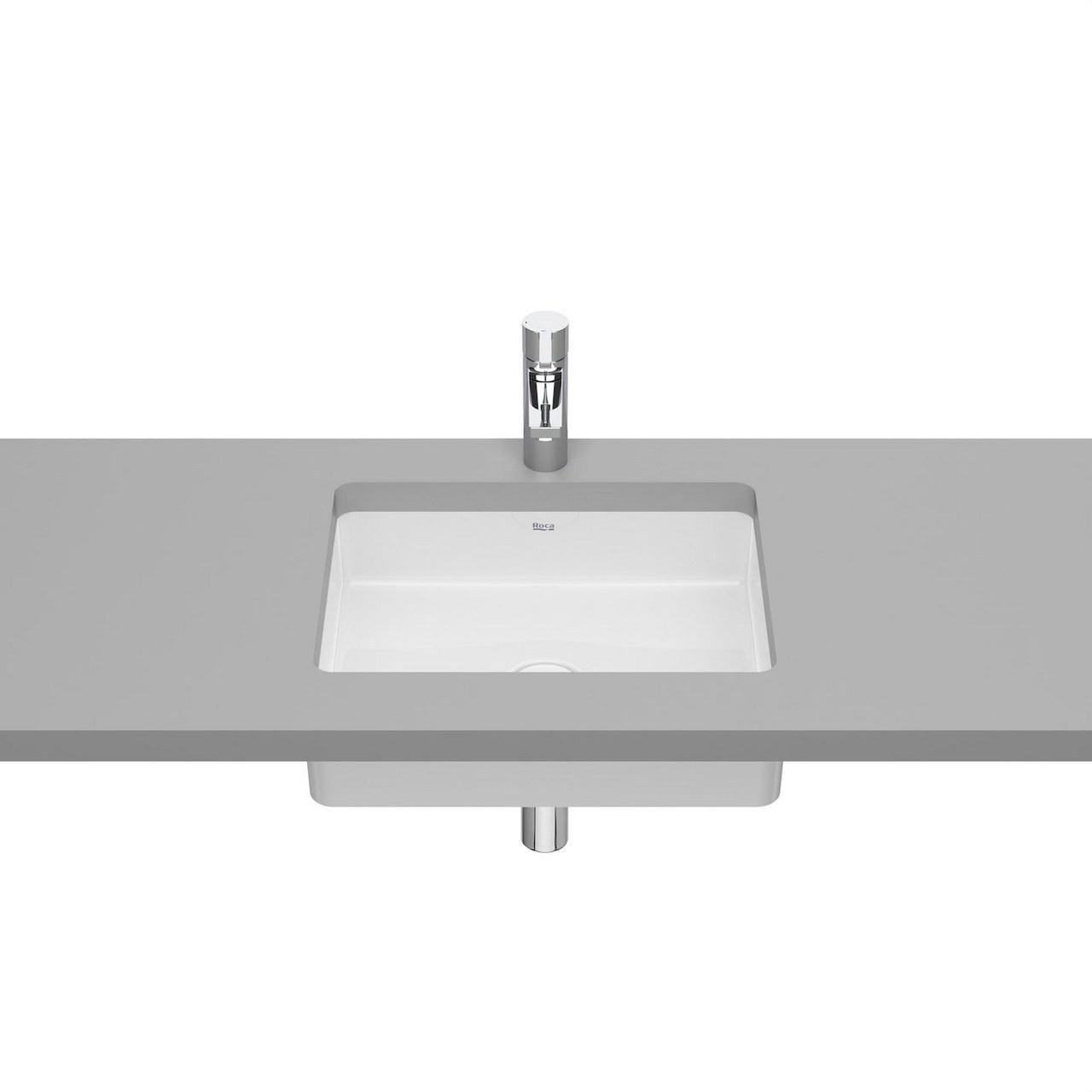 ROCA - Lavabo bajo encimera FINECERAMIC 455x350 blanco