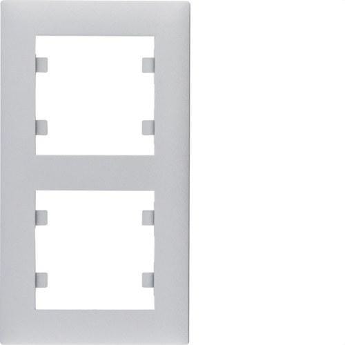 HAGER - Marco 2EV Lumina intense plata