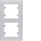HAGER - Marco 2EV Lumina intense plata
