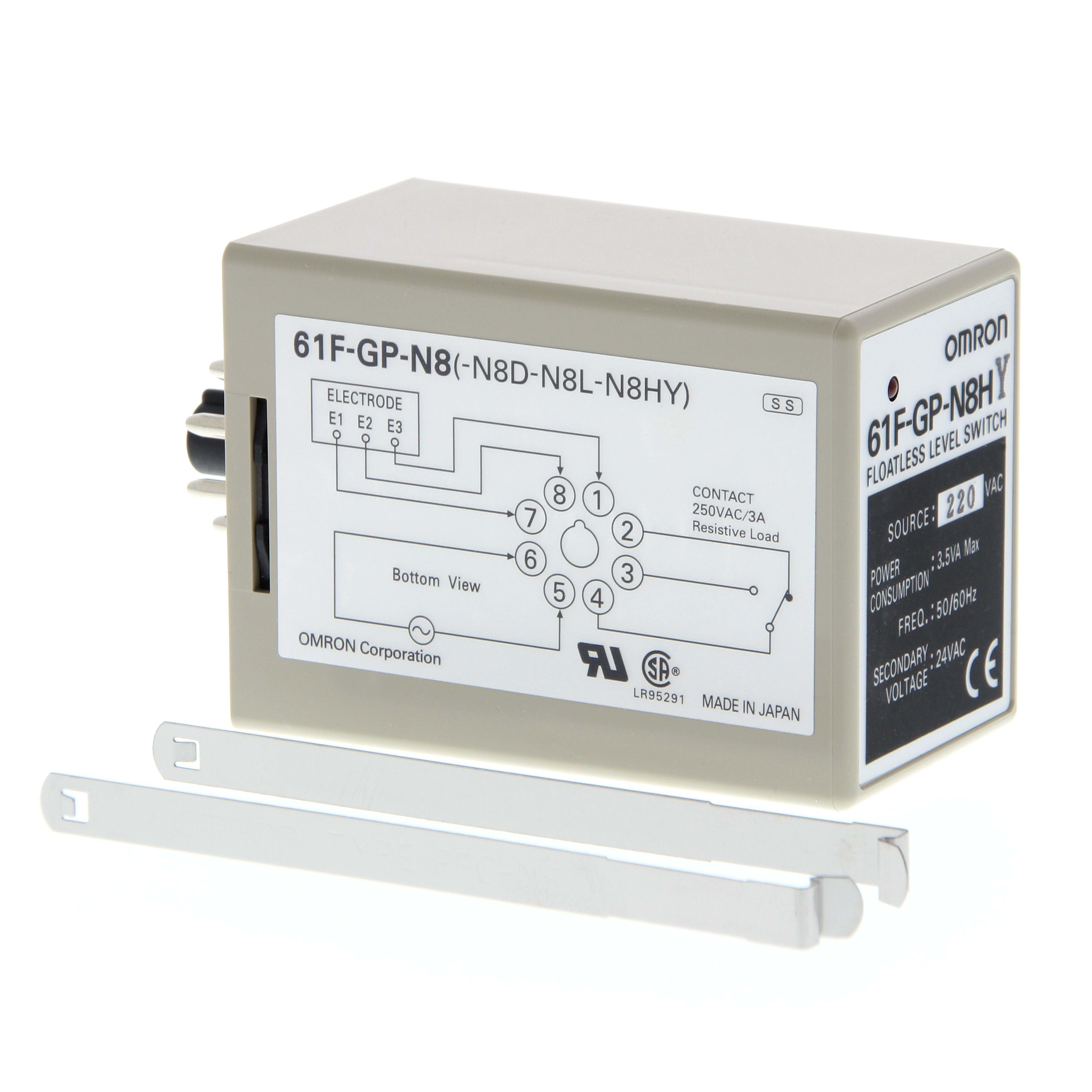 OMRON - Regulador 8 pines ON/OFF 61F-GP-N8HY 220V AC
