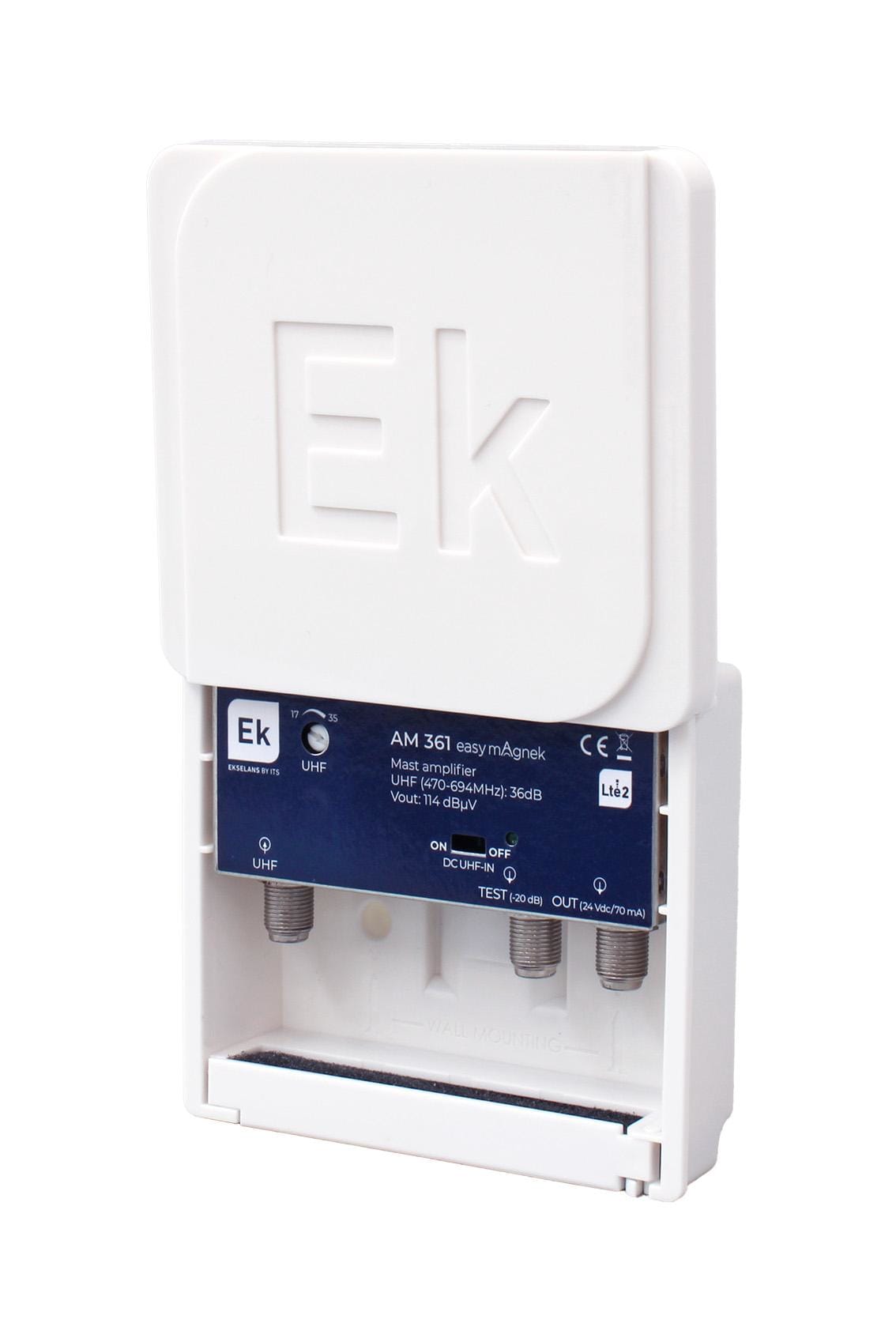 EK - Amplificador mástil 1 IN UHF 36/112.24V AM 361 EASY MAGNEK