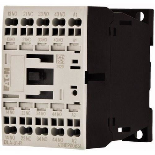 EATON - Contactor auxiliar 3 NO+1 NC conexión a tornillo 110V 50Hz 120V 60Hz Push-in