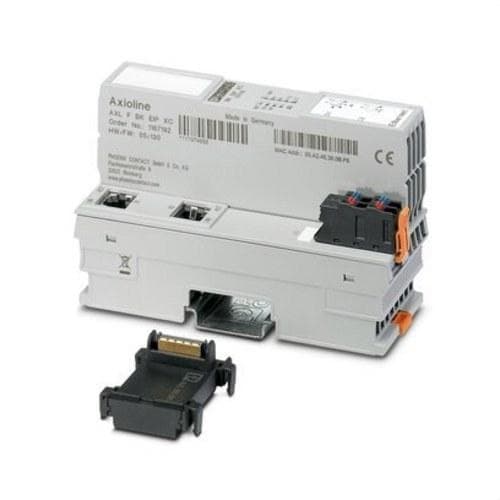 PHOENIX CONTACT - Acoplador de bus Axioline F XC EtherNet/IP? H RJ45 velocidad de transmisión en el bus local 100 MBit/s IP20 con módulo base de bus y conecto