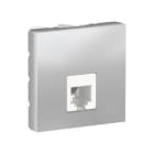 Schneider Electric - Toma teléfono RJ12 2 módulos aluminio