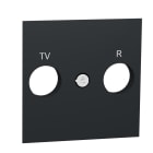 Schneider Electric - CARATULA TOMA TV/FM ANTRACITA