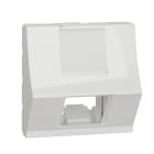 Schneider Electric - Caratula RJ45 2 módulos Keyst inclinada polar