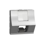 Schneider Electric - Caratula RJ45 2 módulos Keyst inclinada aluminio