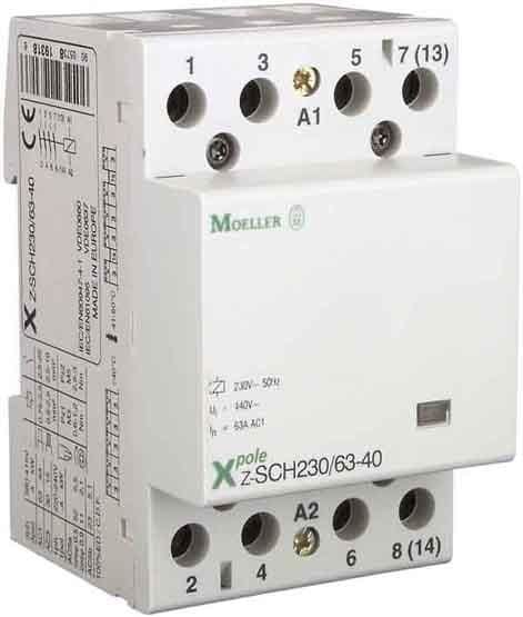 MOELLER - CONTACTOR MODULAR, (4NA), 40A(AC1) Z-SCH230/40-40