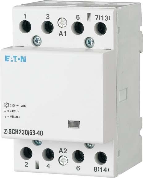 MOELLER - CONTACTOR MODULAR, (4NA), 63A(AC1) Z-SCH230/63-40