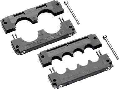 MURRPLASTIK - KDL 16/4 PLACA PASACABLES, NEGRA