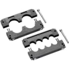 MURRPLASTIK - KDL 16/4 PLACA PASACABLES, NEGRA