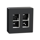 Schneider Electric - Puesto de trabajo 2 columnas superficie antracita