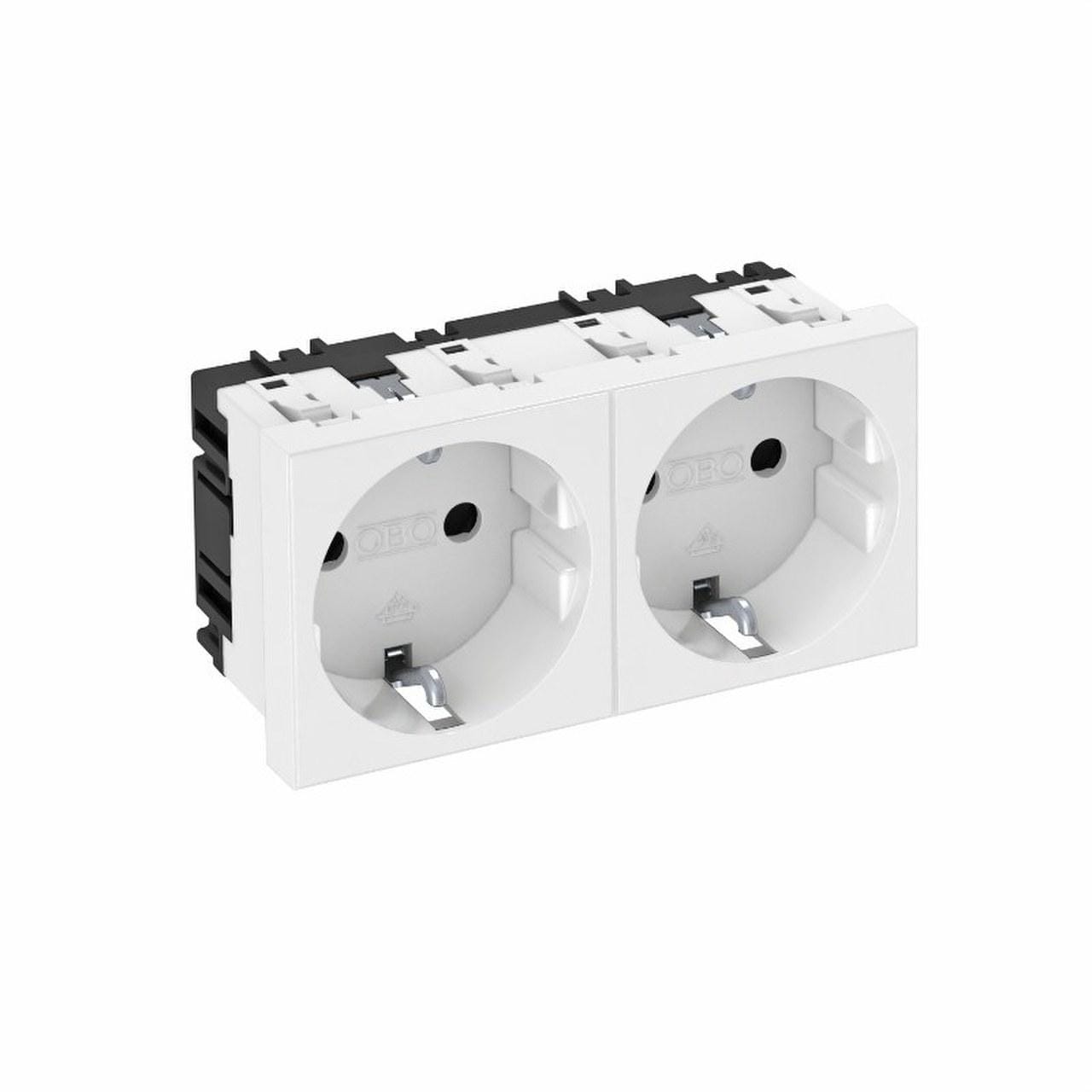 OBO BETTERMANN - Toma 0° conexión tierra STDD0AL2 250V 10/16A PC