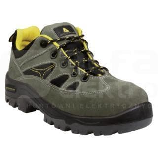 DELTA PLUS - Zapato serraje aterciopelado MESH suela poliuretano 2D 45 verde/negro