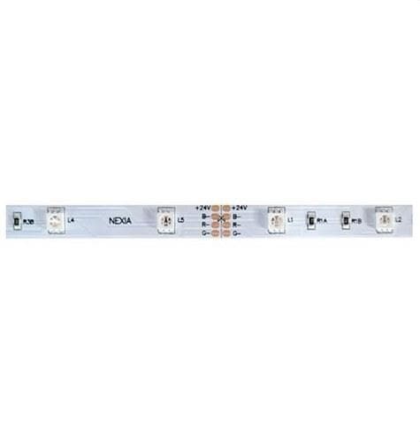 NEXIA - Tira flexible sin estanca 5 leds 17cm RGB 5m