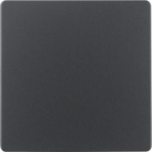 HAGER - Placa central S-B para BCU antracita