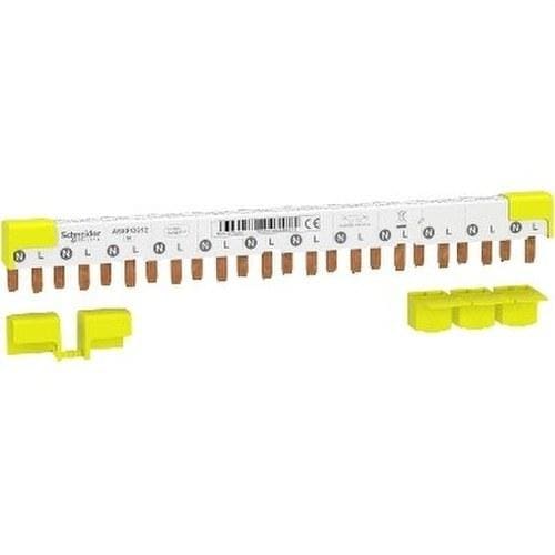Schneider Electric - Barra colectora de peine ACTI9 IC40 1PN 12 módulos 18mm