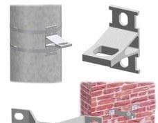 NILED - Soporte amarre CS anclaje simple sobre poste 1500daN