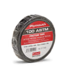 PLYMOUTH - Cinta tejido especial recubierto con caucho resistente abrasión y FRICCIÓN 18,3m x 19mm x 0,38mm Negro CE