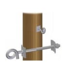 NILED - Soporte de gancho SG diámetro 16x400mm galvanizado
