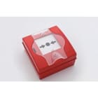 NORMADET - Pulsador alarma rearmable rojo