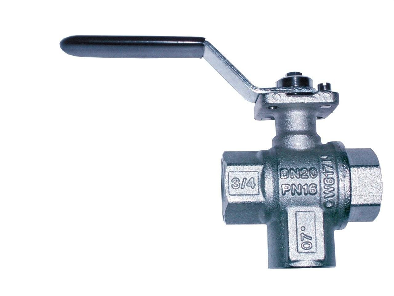 POTERMIC - Válvula esfera 3110T 3 vías PN10 1"