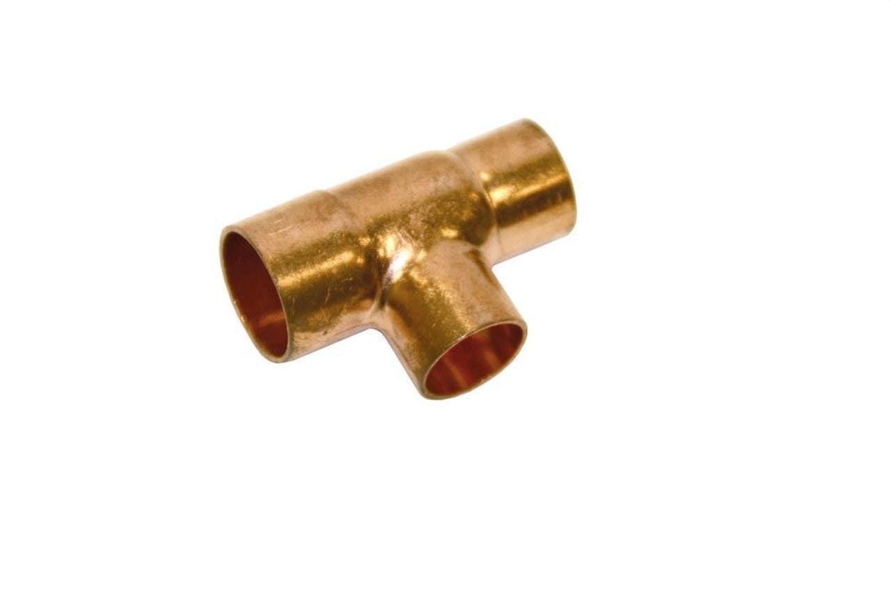 POTERMIC - Te reducida H 130 CU R diámetro 22-14-22