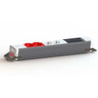 MMCONECTA - Regleta Easyblock MAGNET 4 schukos 2 huecos blanco nieve