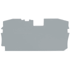 WAGO - Placa final intermedia Serie 2010 68mm gris