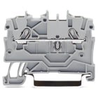 WAGO - BORNA PASO SERIE 2000 2 CONDUCTORES GRIS