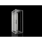 RITTAL - Rack VX/IT estándar puerta transparente 800x2200x1000mm RAL 7035 para redes / servidores con guías perfil de 19"