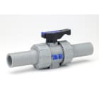 NIRON - Válvula de paso esfera desmontable PP NIRON 110mm bola PP conexión M espigot gris RA7050