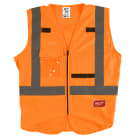MILWAUKEE - CHALECO ALTA VISIBILIDAD NARANJA - S/M - 1 UD