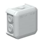 OBO BETTERMANN - Caja derivación T40 90x90x52 con cono entrada polipropileno libre de halógenos gris