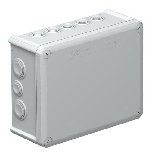 OBO BETTERMANN - Caja derivación T250 240x190x95 cono entrada polipropileno libre de halógenos gris