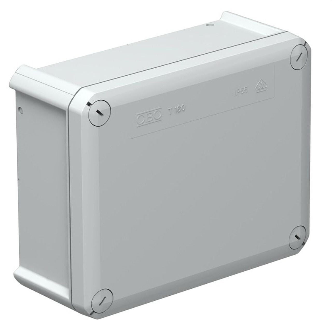 OBO BETTERMANN - Caja derivación ciega T160-OE 190x150x77 polipropileno gris