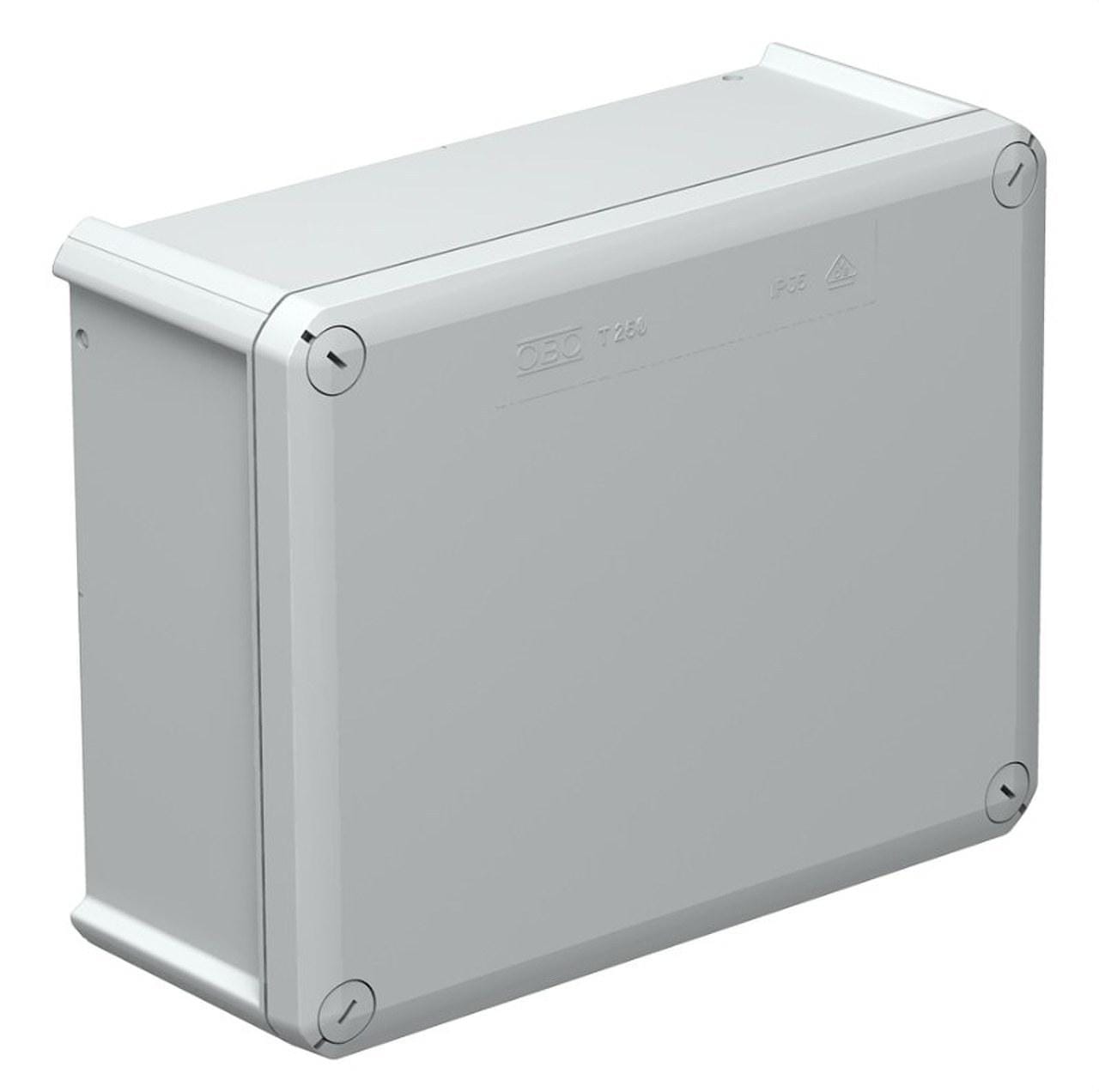 OBO BETTERMANN - Caja derivación ciega T250-OE 240x190x95 polipropileno gris