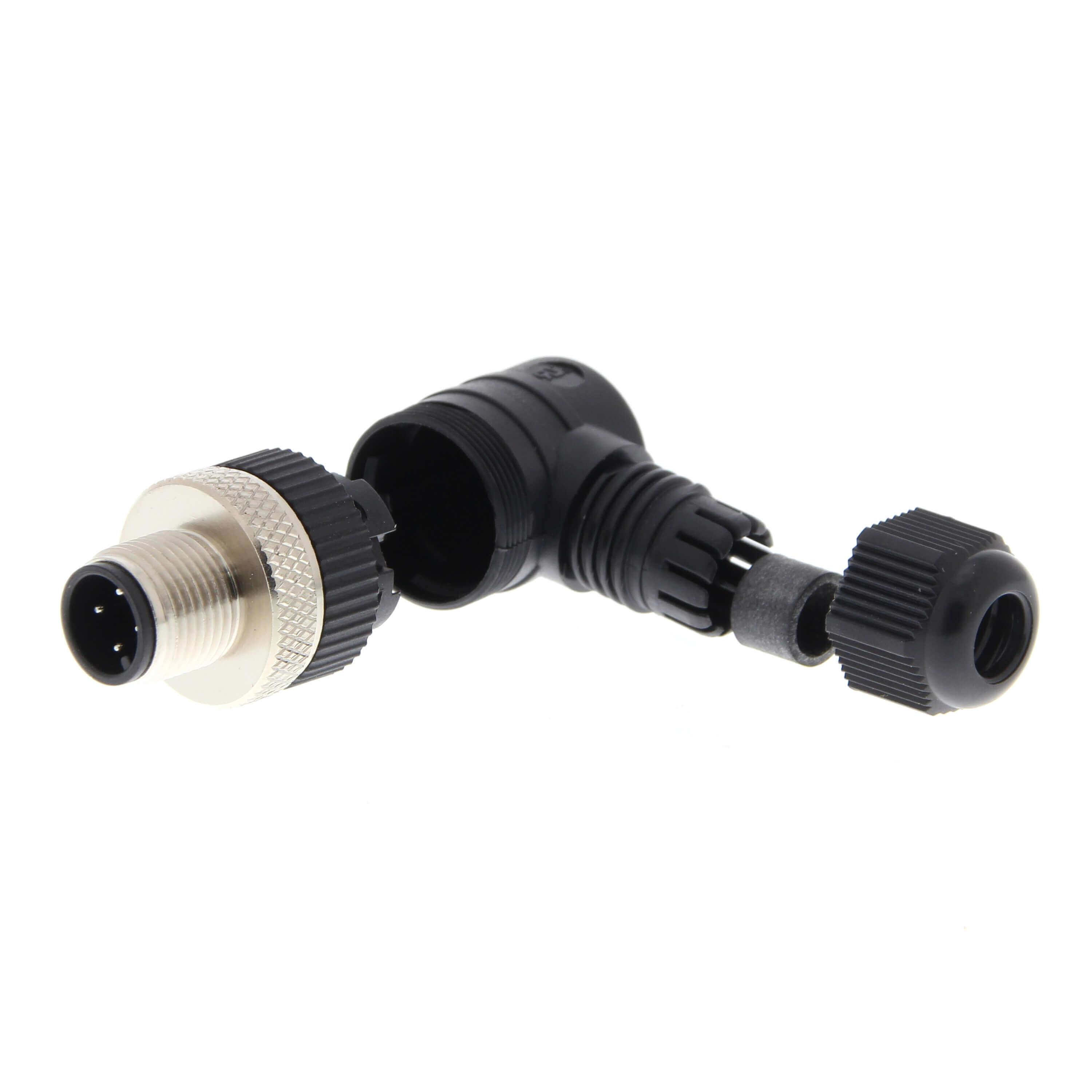 OMRON - Y92E-MM12PVC4ACONF-L  SENSOR SIN CABLE ACODADO M 4 HILOS M12