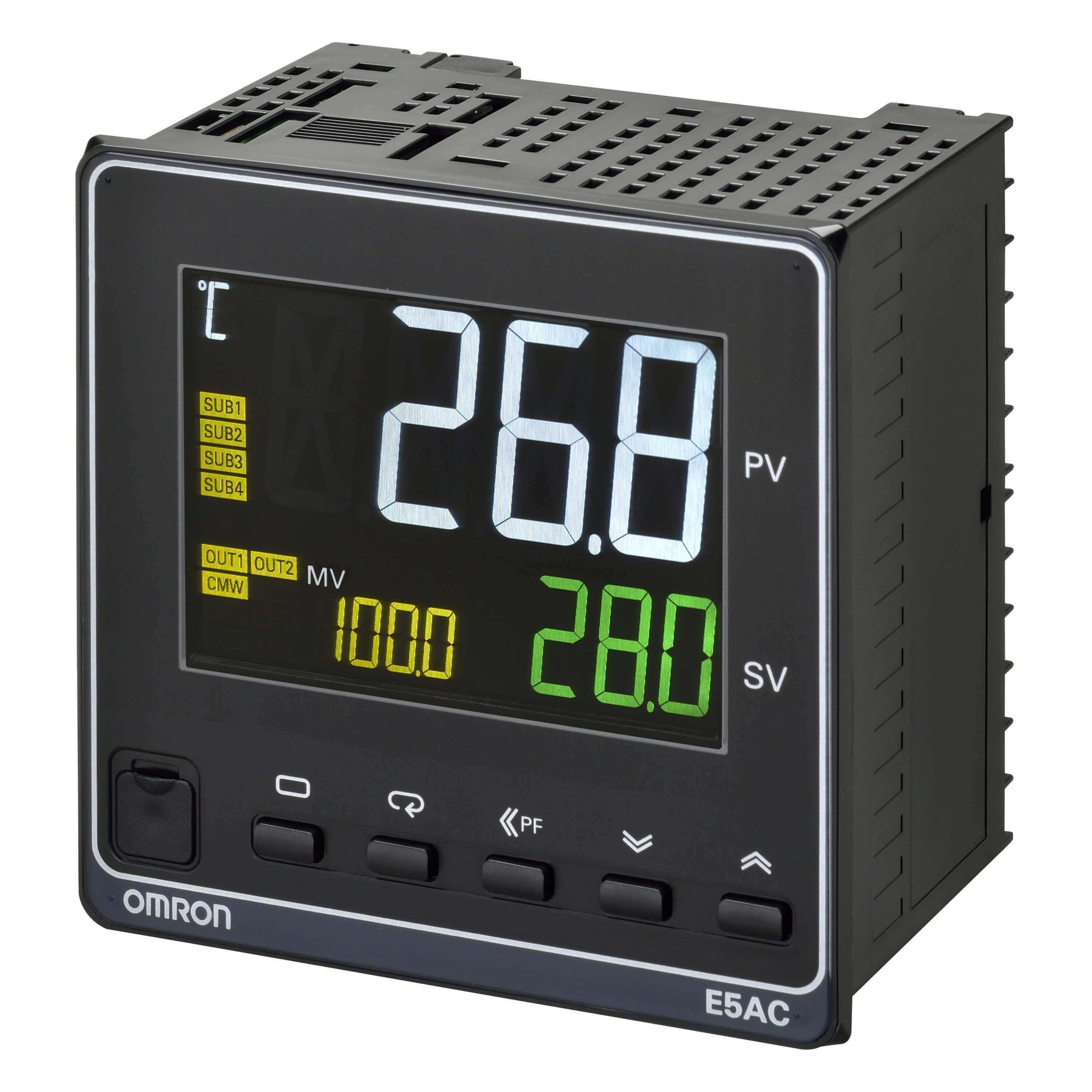 OMRON - E5AC-CX4A5M-013  ENTRADA UNV.E5ACCX4A5M013 4 ALR.SAL.CTE.