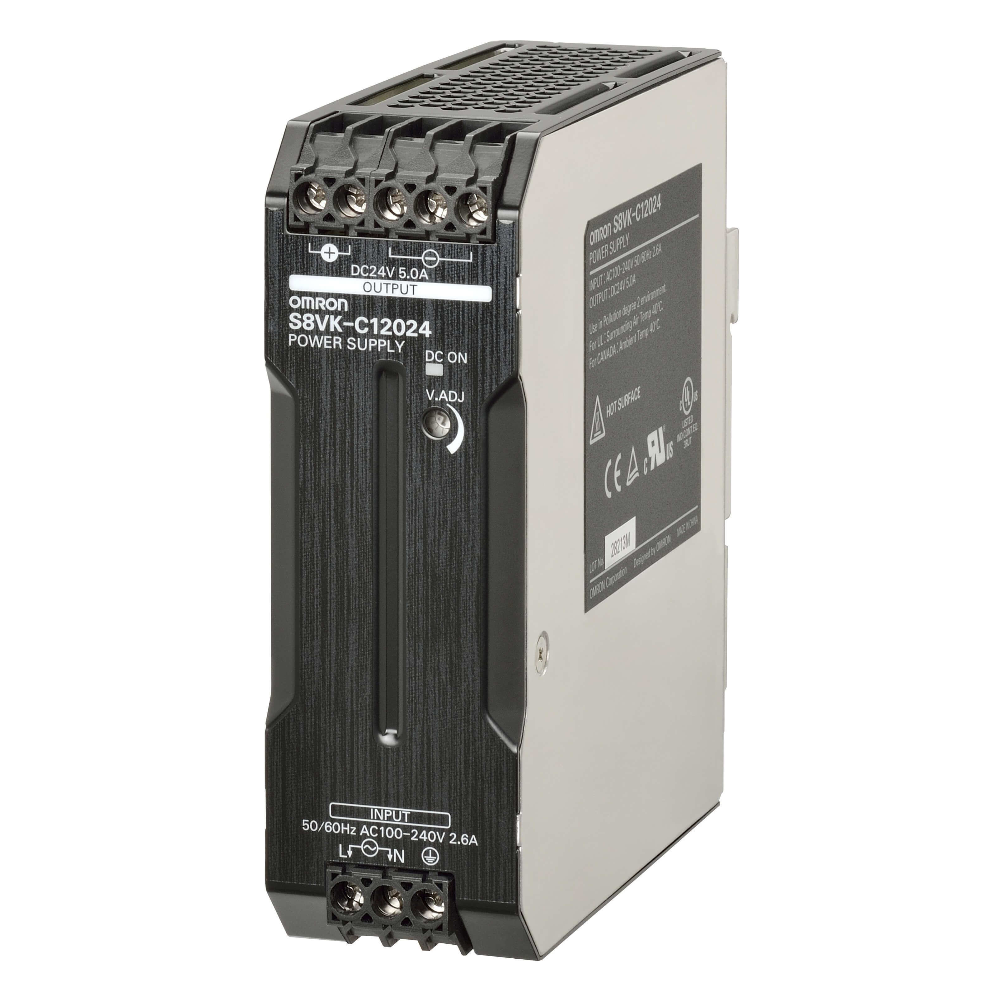 OMRON - S8VK-C12024  FUENTE ALIM.120W/24V/5A DIN LITE