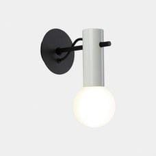 LEDS-C4 - Aplique Nude E27 15W negro/blanco