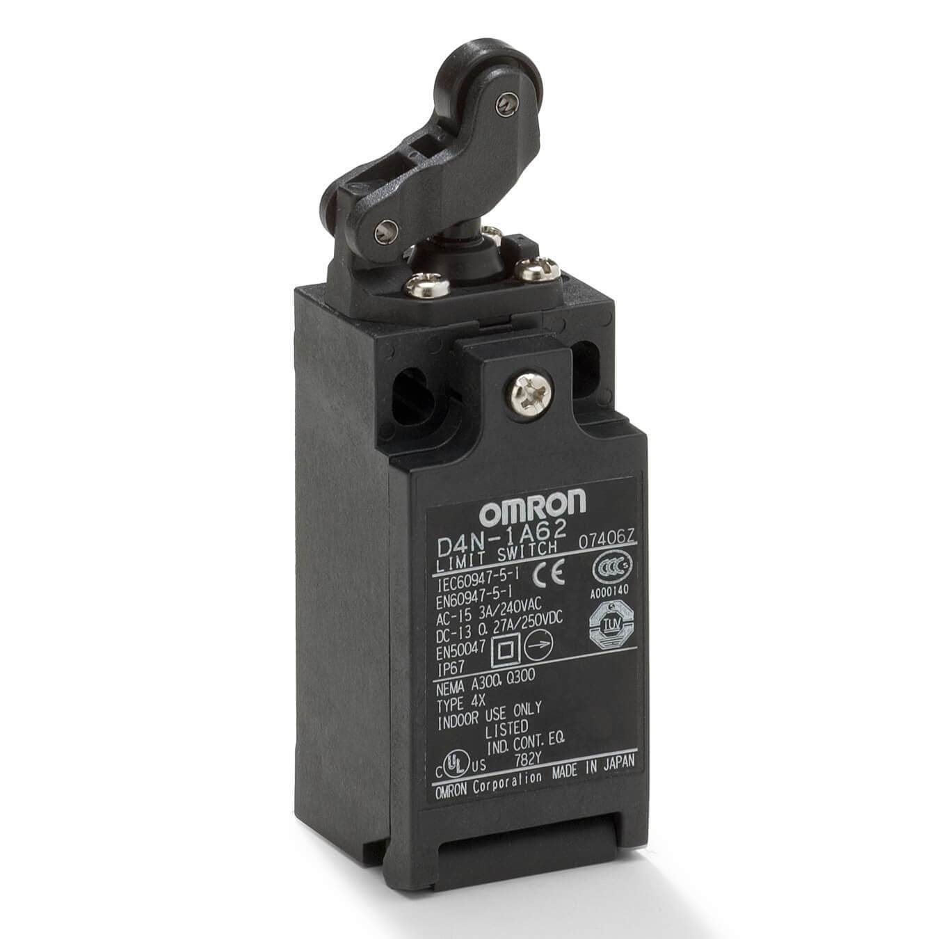 OMRON - Final de carrera plástico 1NC/1NA brusca articulada horizontal PG1