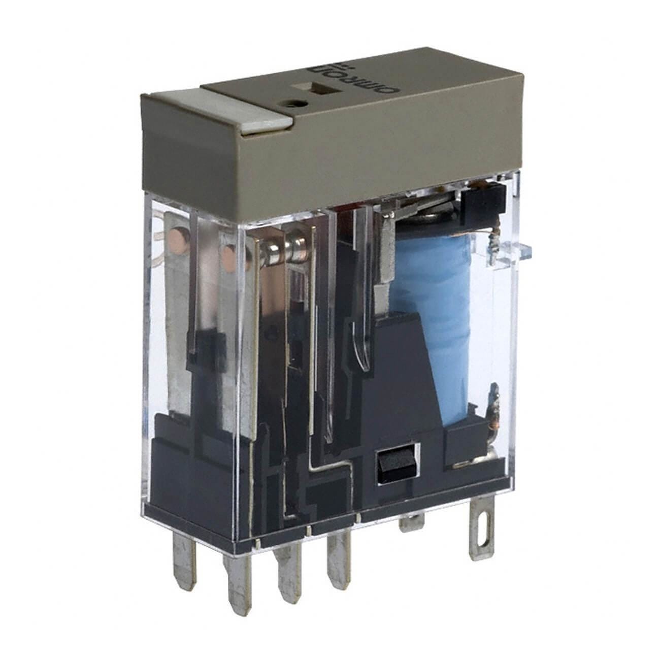 OMRON - Relé DPDT 5A enchufable LED indicador
