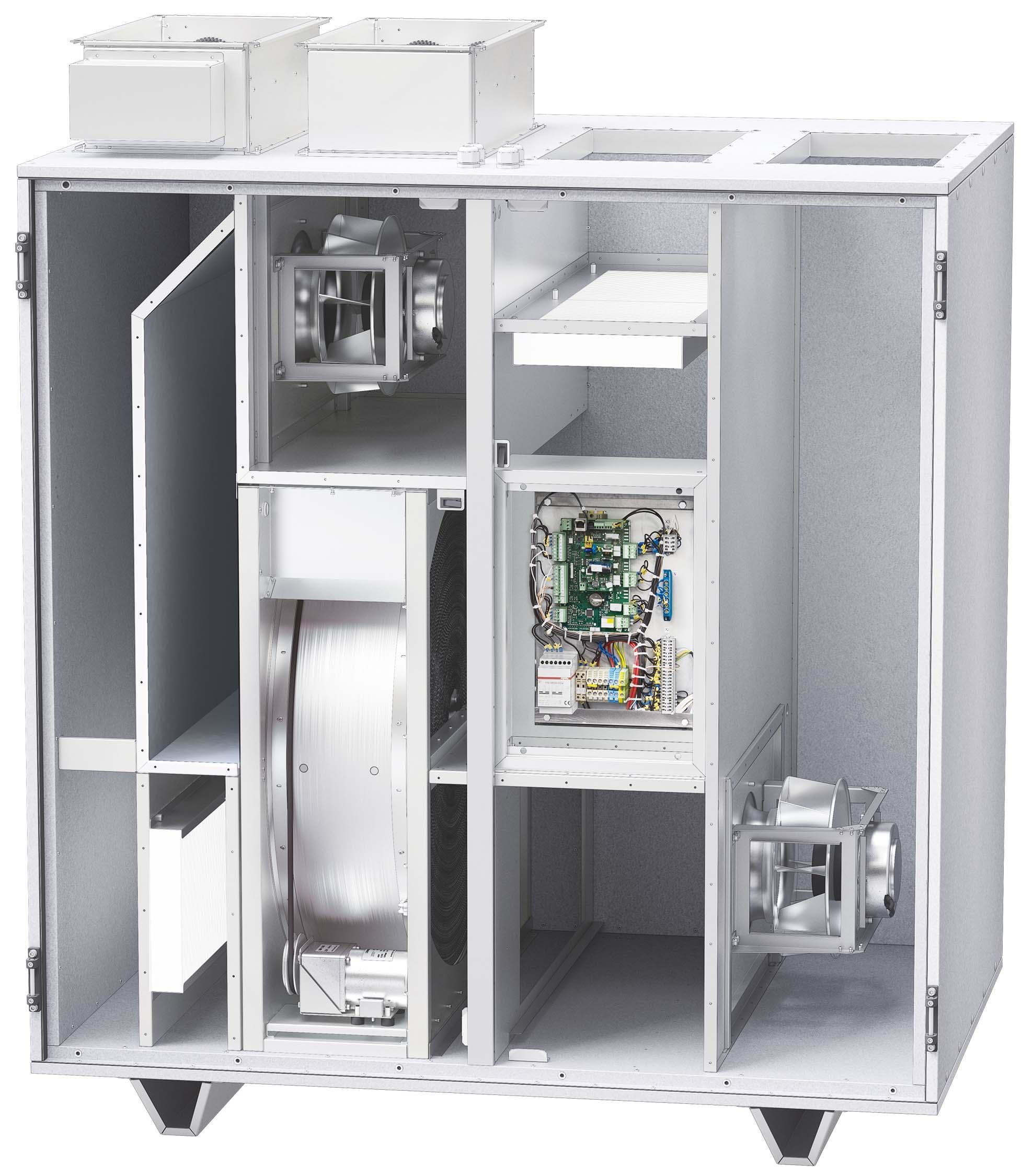 TECNA - RECUPERADOR ROTATIVO DE CALOR TECNAVENTS DE ALTA EFICIENCIA VERTICAL MOD. RV 3500 EC F7/F7/A25