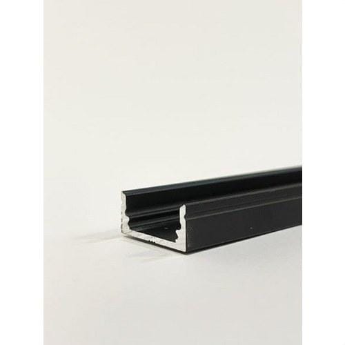 BLUELED - Perfil aluminio 17x7mm 1 metro 4500 negro